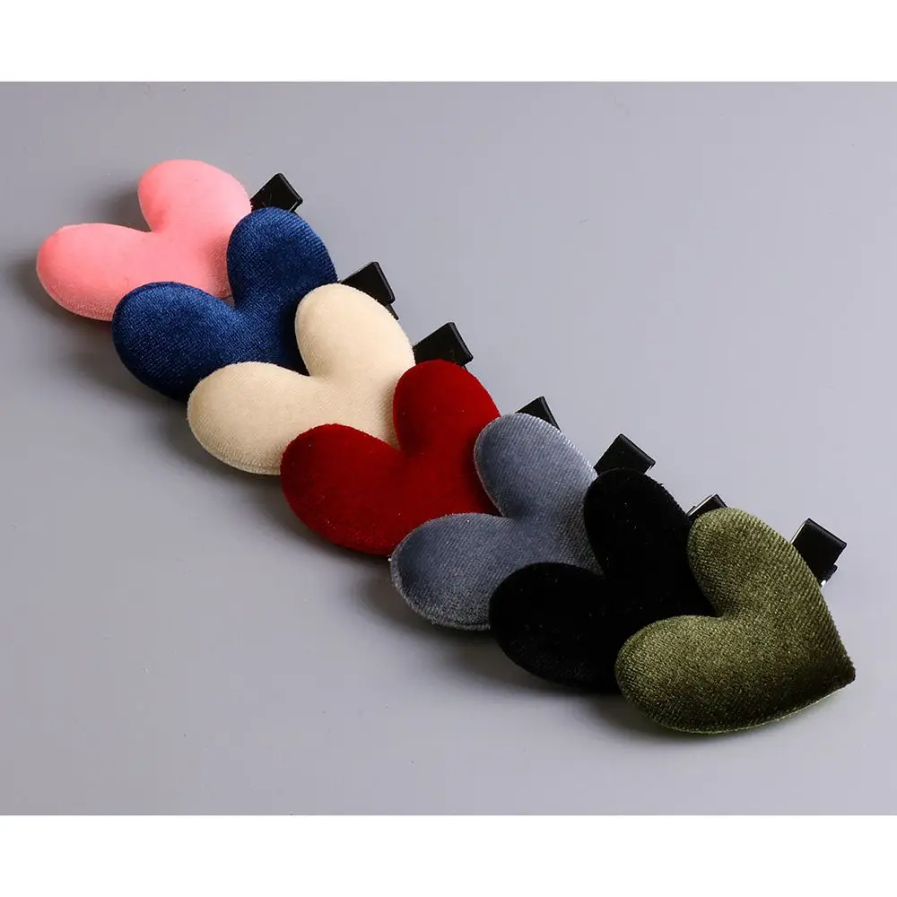 1 шт. новая винтажная бархатная Милая заколка для волос в Корейском стиле форме