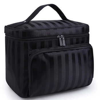 

Black Shape Big Capacity Women Cosmetic Bag Cosmetics Organizer Travel Necessaries Waterproof Makeup Bag Multifunction Toiletry