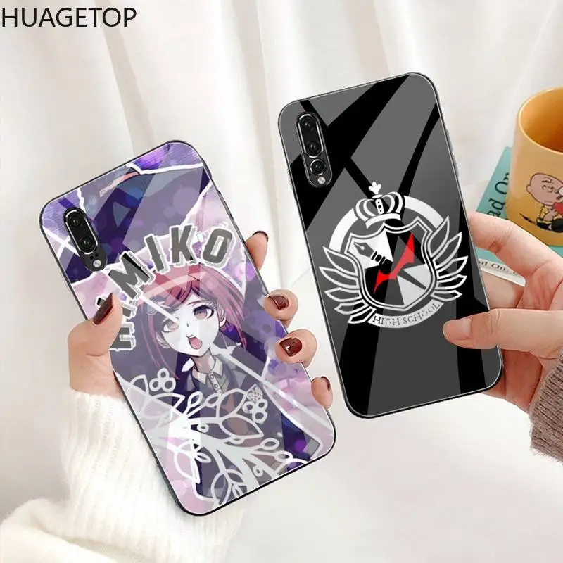 Danganronpa V3 игровой чехол для телефона из закаленного стекла Huawei P30 P20 P10 lite honor 7A 8X 9 10