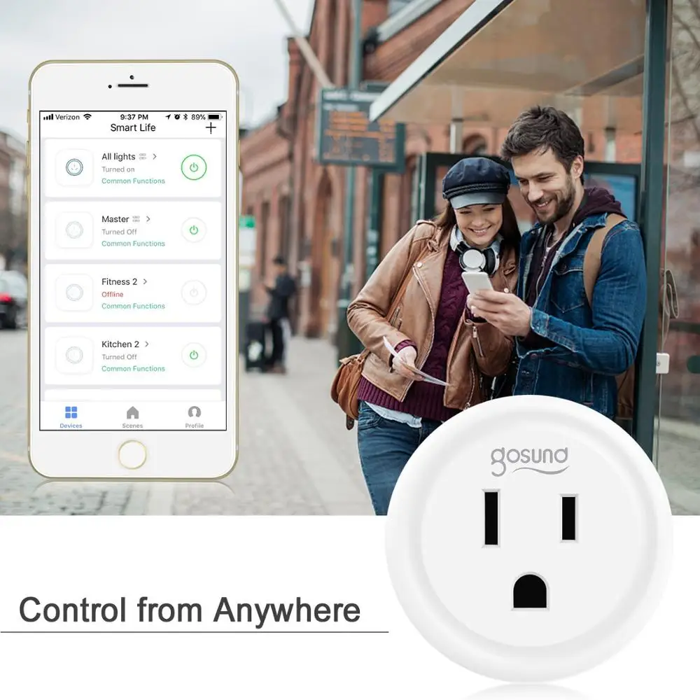 

Remote-Contrl Socket Support Alexa Home Plug Gosund in Smart power plug wireless control