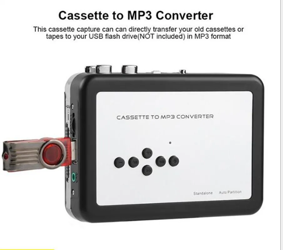 REDAMIGO USB MP3 cassette player capture to MP3 USB Cassette Capture Tape without PCUSB Cassette Converter MP3 Cassette to MP3