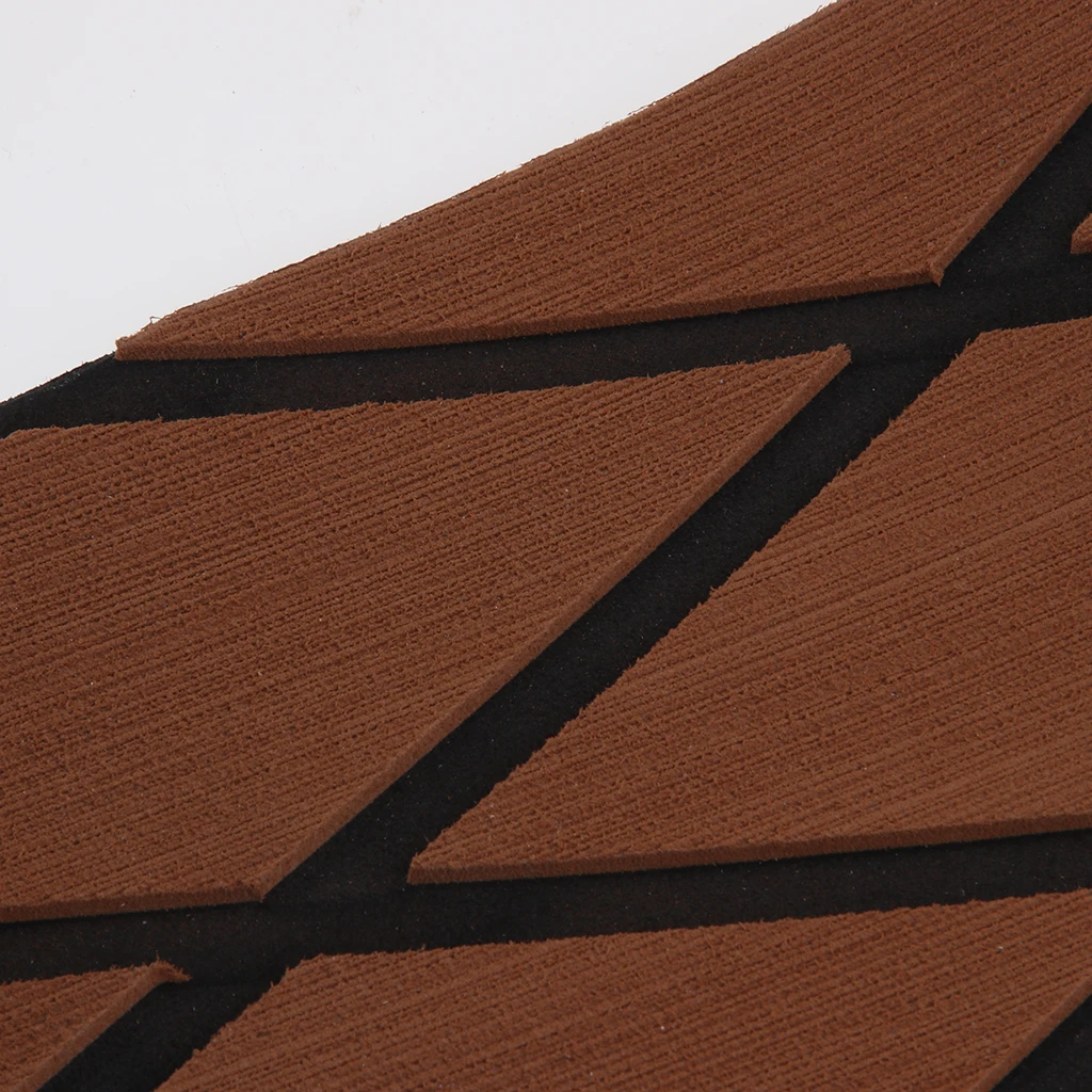 1 Pcs Cross Style EVA Foam Teak Sheet Boat Flooring Boat Decking Self-Adhesive Pad 190x35x0.6 cm