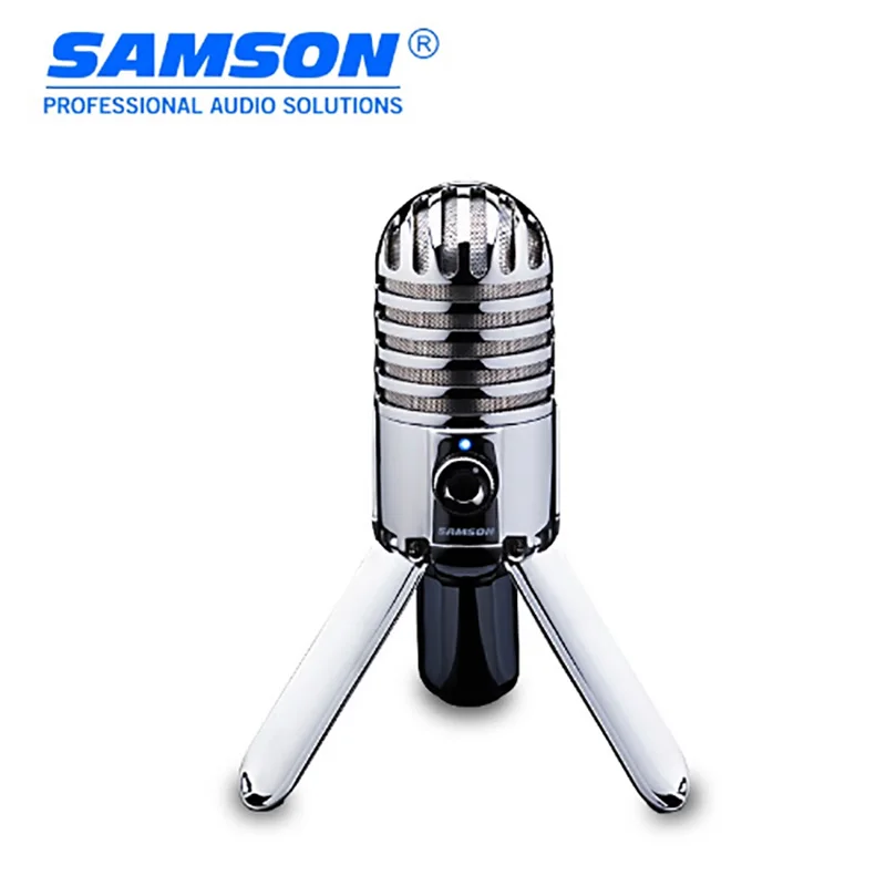 Samson Meteor Mic записывающий конденсаторный микрофон складывающаяся Задняя ножка с usb-кабелем сумка для переноски компьютера конференц-микрофон