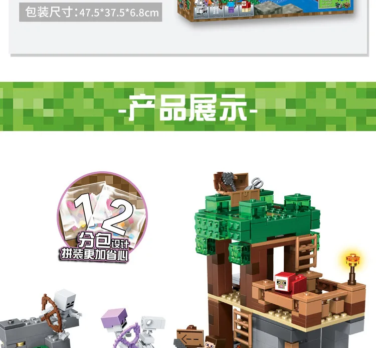 Новинка, конструктор, серия Steve The Big Fig с попугаем, модель, строительный блок, кирпичные игрушки для детей, подарок, игрушки для детей