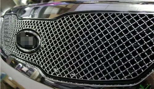 Для Kia Sorento сталь яркая сотовая Передняя Центральная решетка Накладка