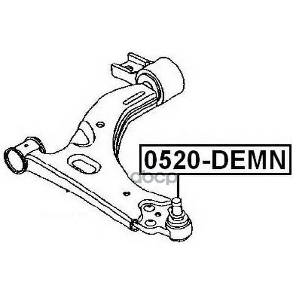 Опора Шаровая Mazda Demio Dy3/Dy5 2002-Ford Fiesta Jh/Jd 2001-Ford Fusion Ju 2002- ASVA арт. 0520DEMN