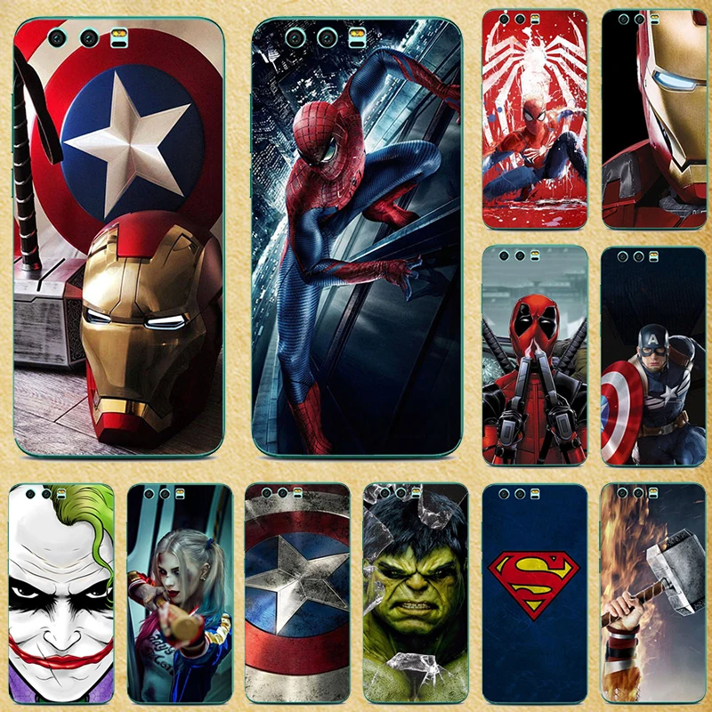 Super Hero Phone Case Cover For Huawei Honor 9 9i Lite Soft Silicone Back Honor9 lite shell Fundas | Мобильные телефоны и