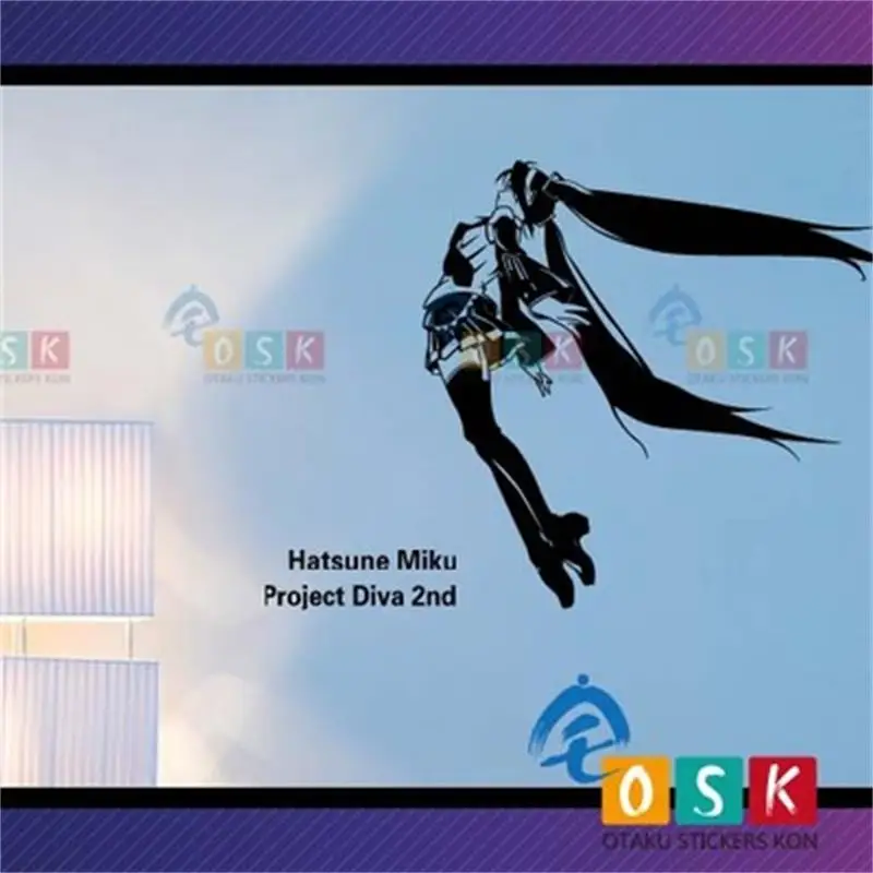Настенные стикеры Hatsune Future MIKU посылка из одной штуки пластиковый мультяшный