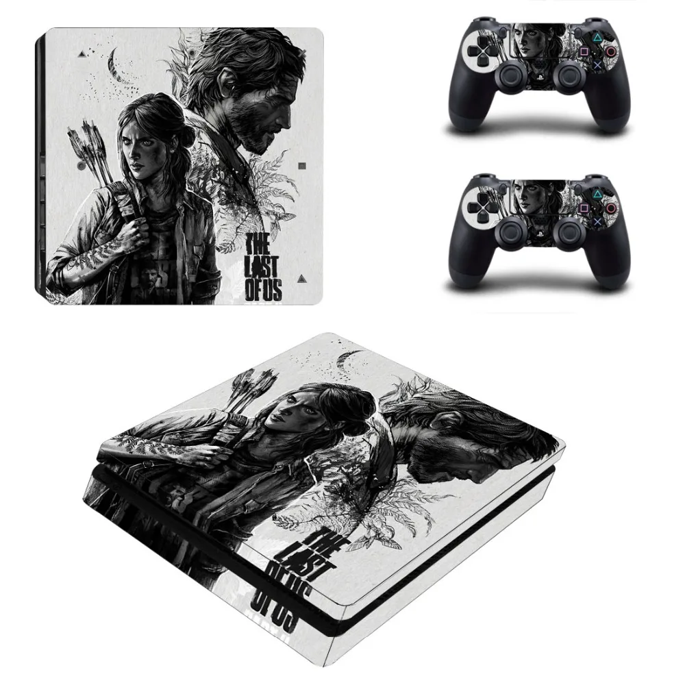 The Last of Us Part 2 PS4 Slim Skin Sticker For Sony PlayStation 4 Console and Controller For Dualshock 4 PS4 Slim Sticker Decal