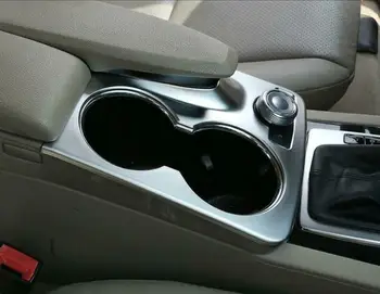 

Silver Water Cup Holder ABS Cover For Mercedes Benz GLK Class X204 2008-2015 1PC Accessories ABS Plastic Central Control