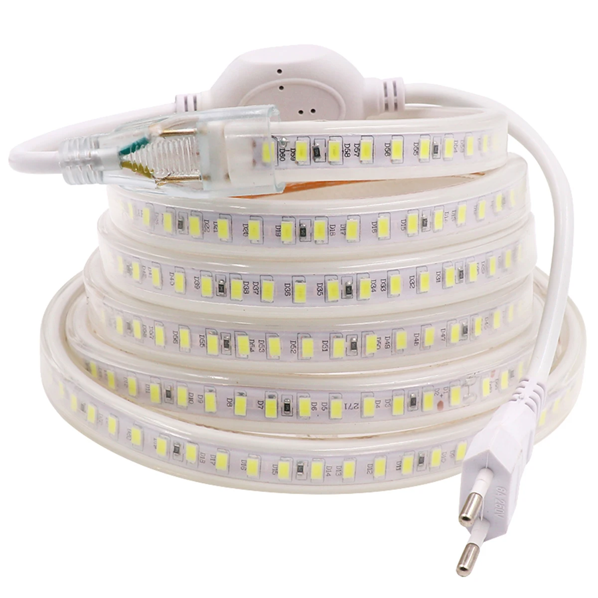 220V LED Strip 2835 144Leds/m 900LM IP65 High Safety Flexible LED Light
