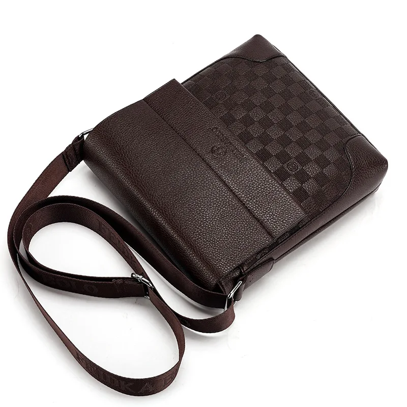 

Brand Top Grade Men's Bag Shoulder Bag MEN'S Messenger Bag Verticle Business Document Trend Backpack