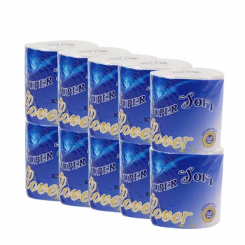 

10 Rolls Strong Soft 3-Ply Toilet Paper Bath Tissue Skin-friendly for Bathroom Home New