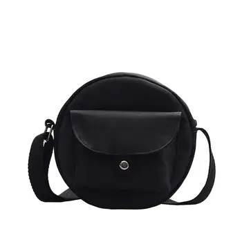 

Women’s Shoulder Messenger Bag Fashion Solid Color Simple Style Canvas Wild Simple Leather Fashion Temperament Casual H1