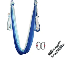 Новинка, распродажа, Воздушный Гамак для йоги, пилатеса, Йога, качели, набор, градация, цвет, антигравитационный, инверсия, ТРАПЕЦИЕВИДНОЕ устройство, Тренажерное Оборудование для фитнеса