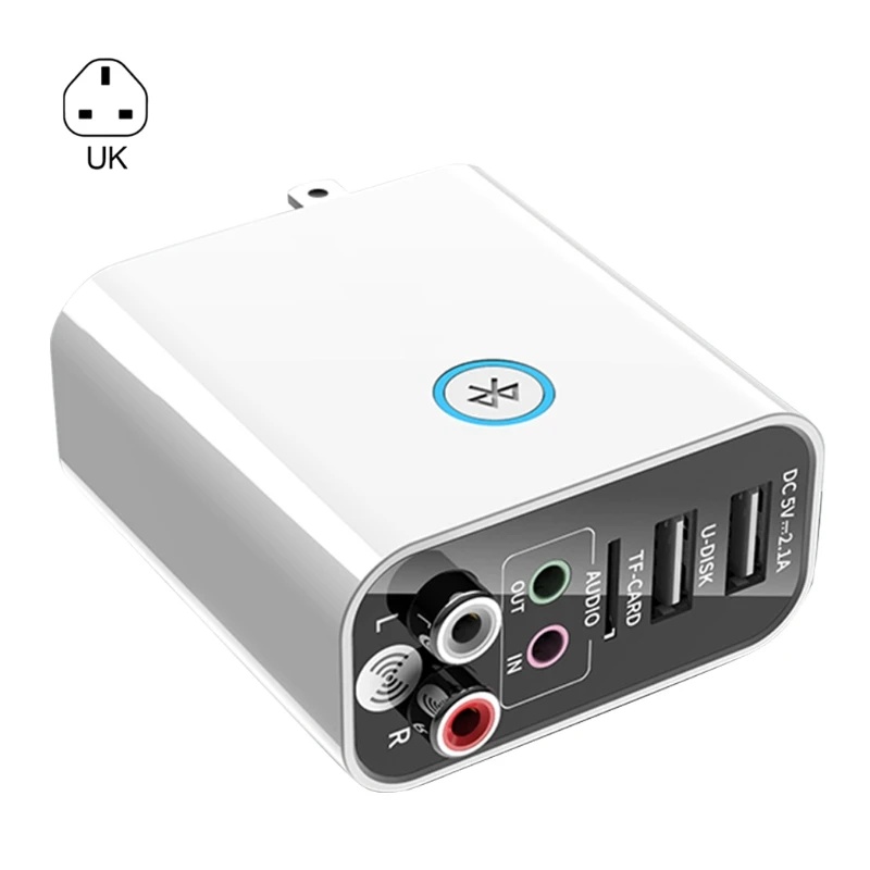 2 in 1 Bluetooth 5 0 Receiver Transmitter for Cell Phone TV PC Headphones TF Card AUX USB Charger Stereo Music Adapter
