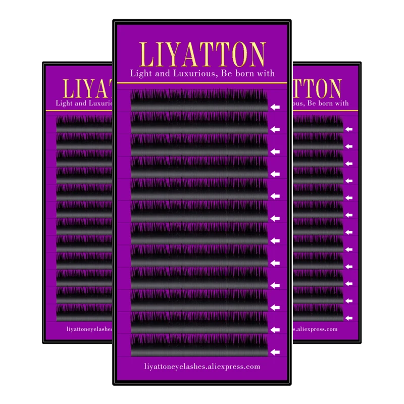 Liyatton искусственные норковые Индивидуальные ресницы maquiagem cilios для профессионалов