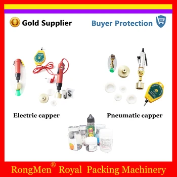 

Bottle Capping Machine Lid Capper Electric Or Pneumatic Model For 10-50mm Screw Caps Of Vial Jar Jerrycan Portable Hand Hold
