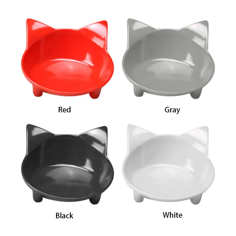 Elevated Bowls For Cats Durable Single Double Cat Bowls Raised Stand
