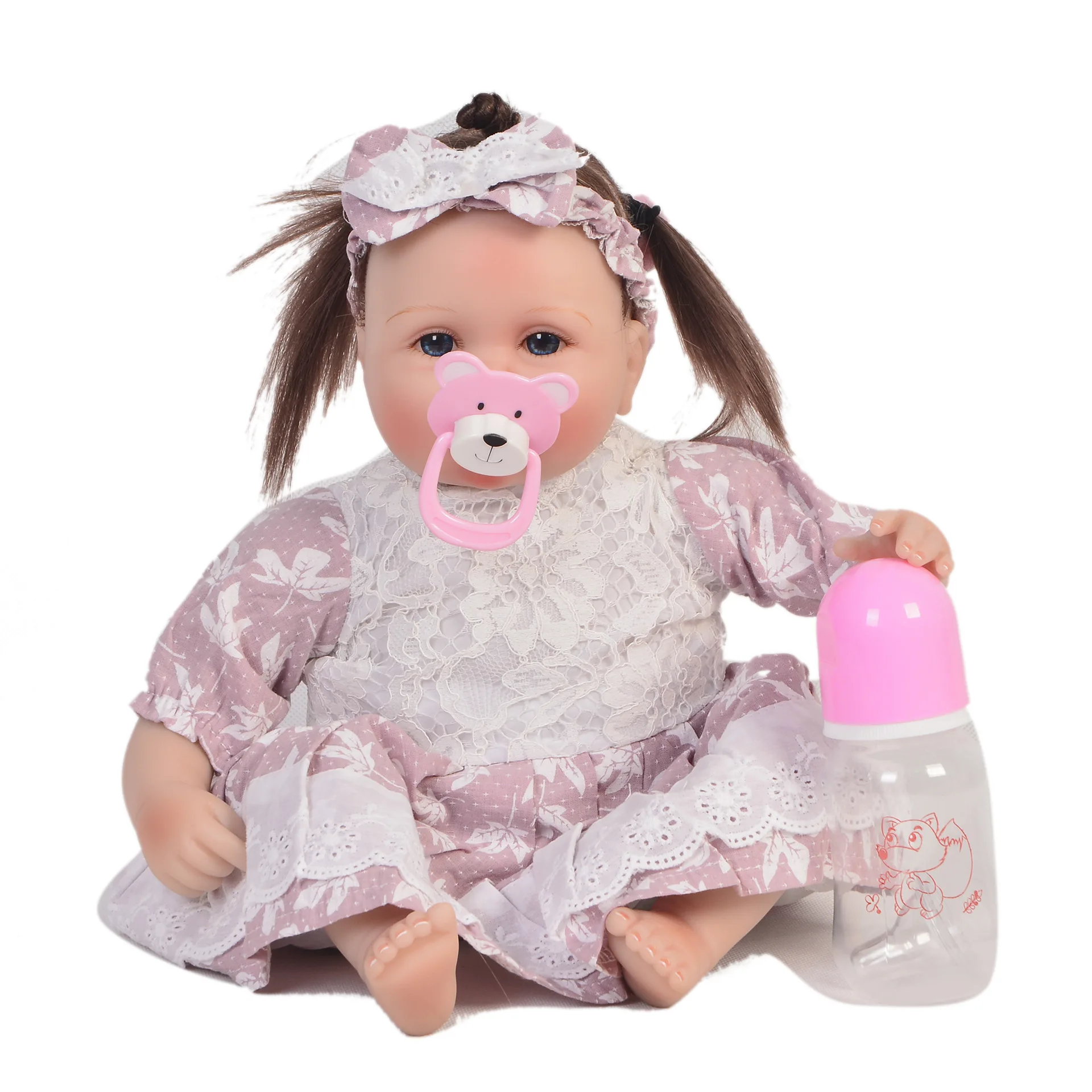 

Keiumi 17-Inch Cloth Body Reborn Baby Doll Reborn Baby Doll 42cm Model Baby-