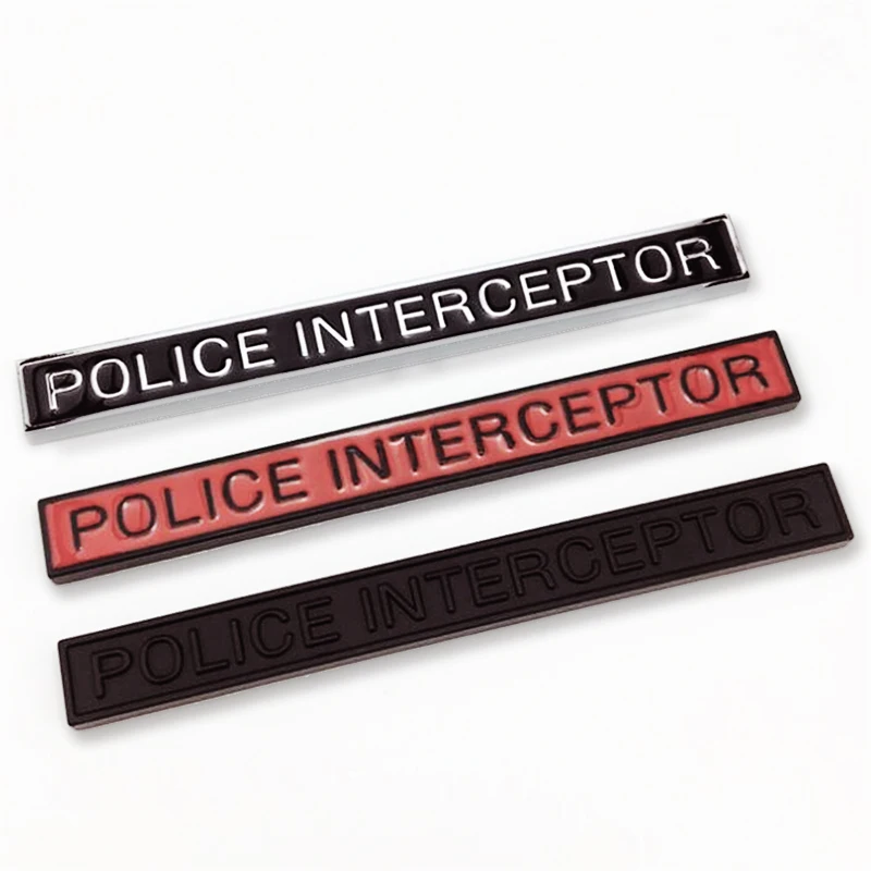 1 шт. полицейские перехватывающие буквы автомобильная наклейка для задних ворот