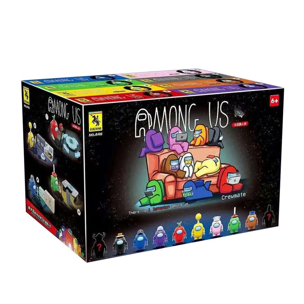 1Pcs Among Us Toys Blind Box Action Figure Toys Game Doll Lucky Bag