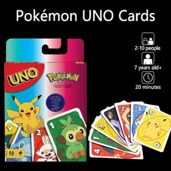 Uno – jeu de cartes Pokemon, bouclier, dessin animé, Poker, divertissement familial, jouets pour enfants 