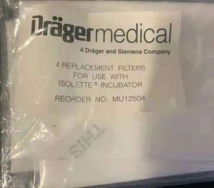 

D rager filter (PN :MU12504) 1pack of 4pcs for D raeger C2000 incubator（new，original）