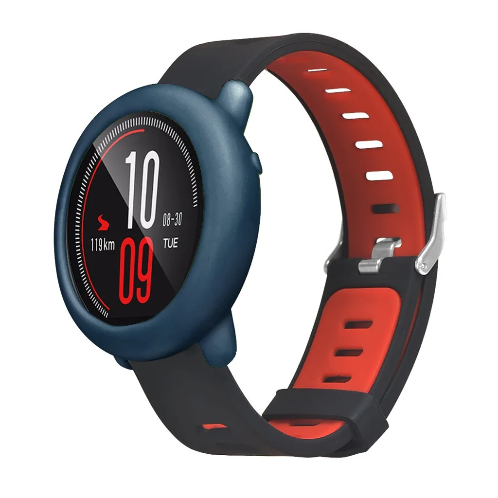 Чехол mosunx, силиконовая рамка, защитный чехол для Xiaomi Huami AMAZFIT Pace Watch, умные часы, аксессуары на замену