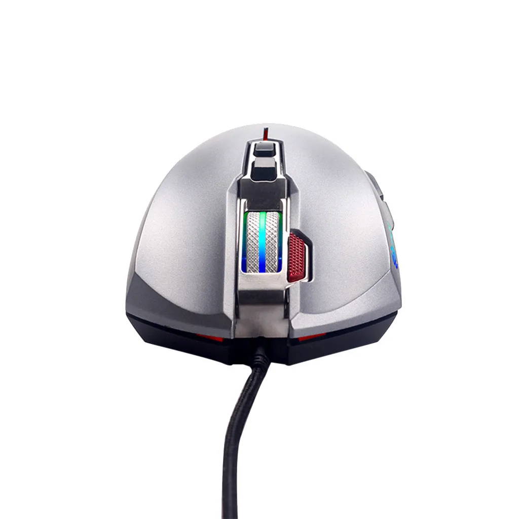 Ouhaobin проводная мышь 4800 dpi оптическая игровая мышь s 8 кнопок RGB светодиодный подсветка для ПК ноутбука для игр для офисного компьютера