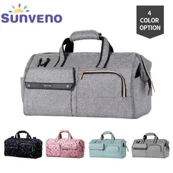 Sunveno de gran capacidad bolso para bebés bolsa para las madres pañales de maternidad pañal bolsa de mamá organizador de cochecito de bebé de viaje de cuidado de