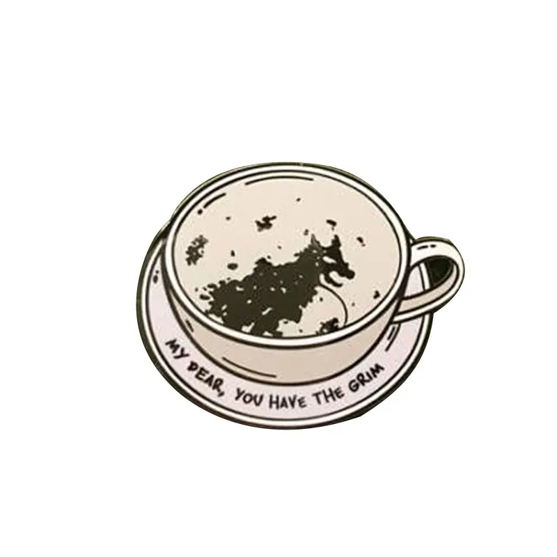 Эмалированная брошь Sybill Trelawney с цитатами|Броши| |