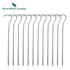 Boundless Voyage 8-12pcs Titanium alloy Tent Pegs Camping Hiking Climbing Ultralight Tent Nail Stakes ► Photo 1/6