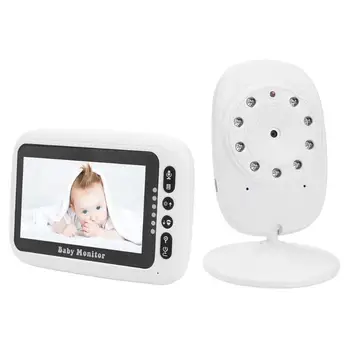 

LCD 4.3 inch Wireless Baby Monitor Night Vision Temperature Sensing for Elderly Transmission Distance 300M Humidity 80% RH