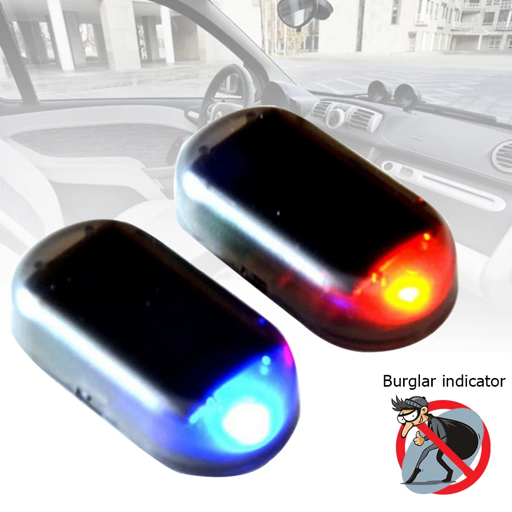 

1PCS Solar LED Anti-Theft Lights Strobe Signal Lights Wire-Free Traffic Warning Lights Car Solar Light Car Alarm LED Lamp Bulbs