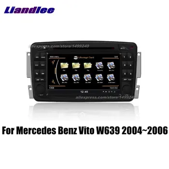 شراءLiandlee 2 Din سيارة أندرويد لمرسيدس بنز فيتو W639 2004 ~ 2006 راديو لتحديد المواقع خرائط خريطة الملاحة لاعب HD شاشة BT واي فاي وسائل الإعلام