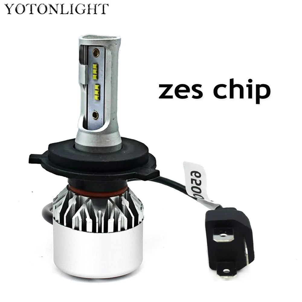 

YOTONLIGHT 2 pcs Led H4 H7 Headlight Bulb Led Lamp H11 H1 9005 9006 Hb3 Hb4 H8 H9 60W 7200lm zes Chip Car Light Auto 6500K 12V