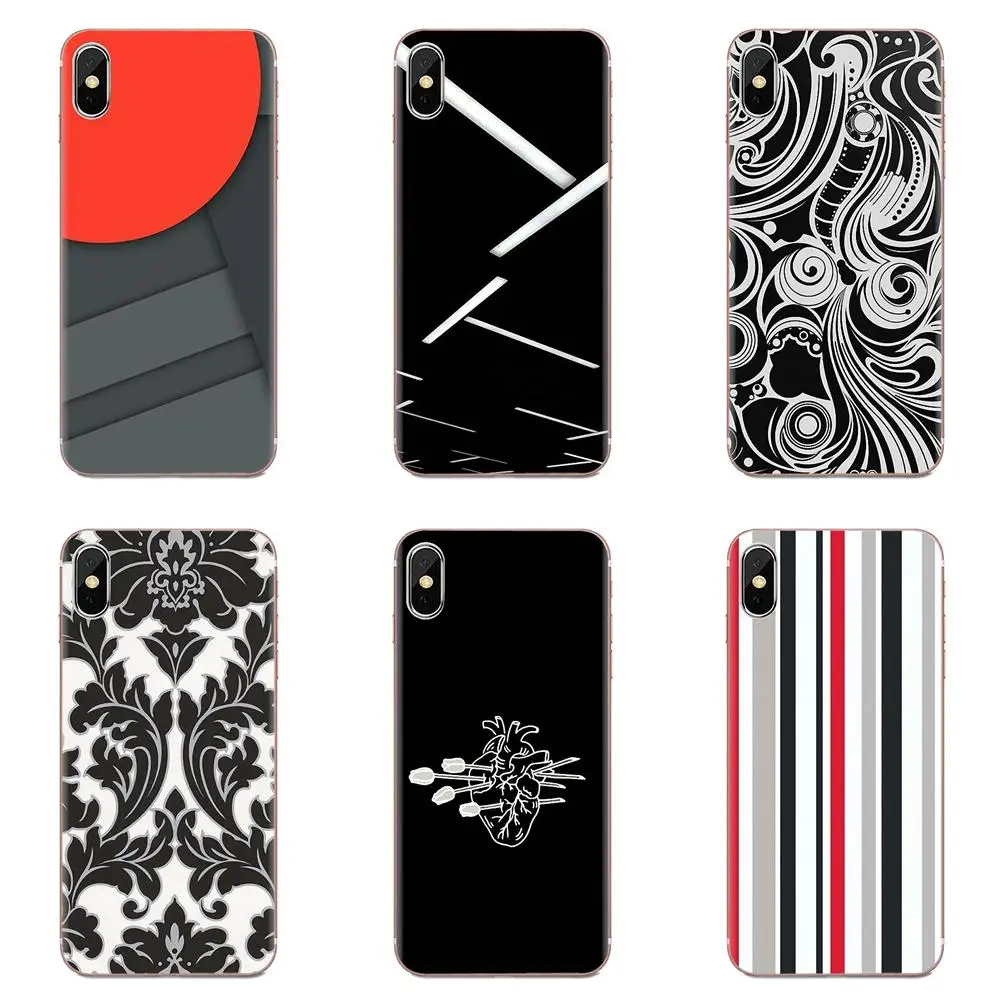 For LG G3 G4 G5 G6 G7 K4 K7 K8 K10 K40 K50 Q6 Q60 V10 V20 V30 V40 Nexus 5 5X 2017 Cover Case Red Black And White Designs | Мобильные