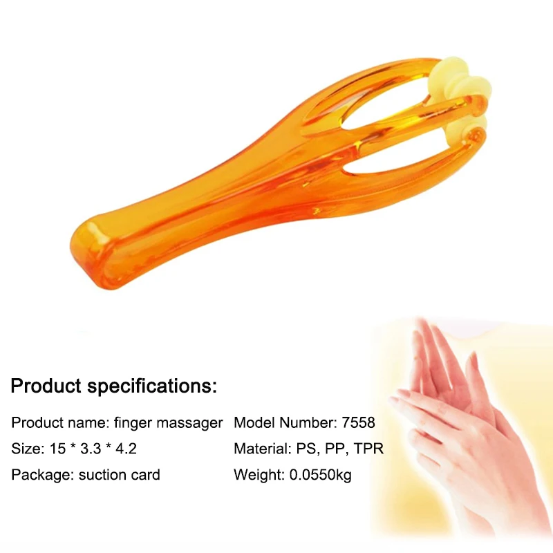 Фиксатор для пальцев Массажер для рук двойной ролик шарнир Расслабляющая красота ногтей удобный инструмент для массажа пальцев шар для