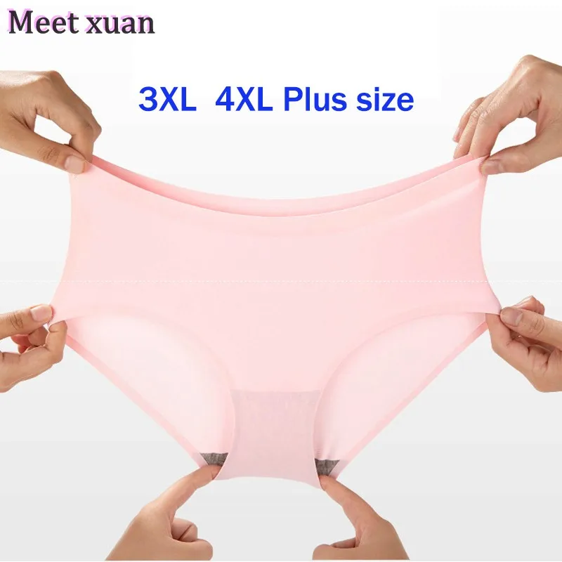 4XL женские сексуальные бесшовные трусики, дышащие трусики, полые трусы размера плюс, нижнее белье для девочек, фабричная, OEM дизайн