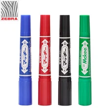 Зебра жирной зубная щетка с двумя головками и маркер MO-150-MC большой вместимости, тупоголовые маркер Водонепроницаемый и быстро сохнет, не выцветает
