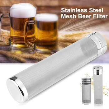 

7x18/ 7x29cm Micron Stainless Steel Hop Filter Homebrew Mesh Beer Filter Strainer Dry Hopper For Home Brew Spider Filter