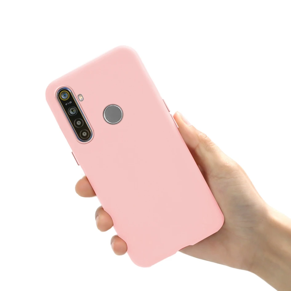 Sleek Matte Soft TPU Silicone Phone Case - Candy Finish, Shock-Absorbent Bumper Design