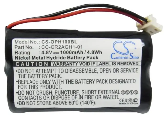 Cameron sino 1000 мА/ч, Батарея для OPTICON H1 CC-CR2AGH1-01 OPT-CCCR2AGH101 штрих-код аккумулятор сканера
