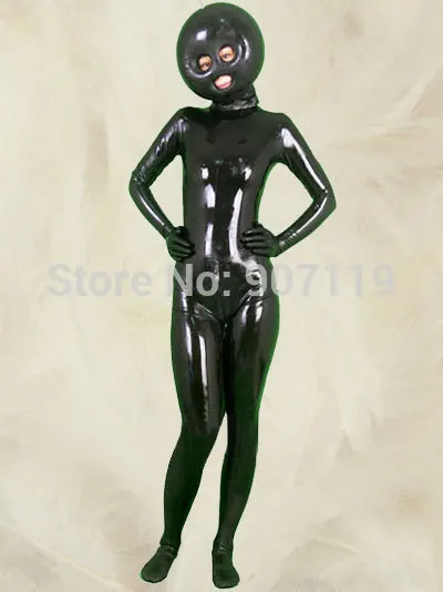 Latex/caoutchouc/fétiche/Catsuit/Costume/mascarade/sexy/collants/fête/masque gonflable/offre spéciale/taille personnalisée S-2XL