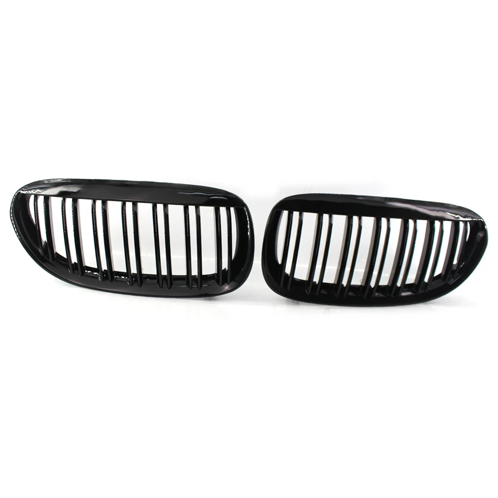 Решетки передние черные для BMW E63/E64 M6 630i 640i 650i 645ci 2003 2010 2 шт.|Гоночные решетки| |