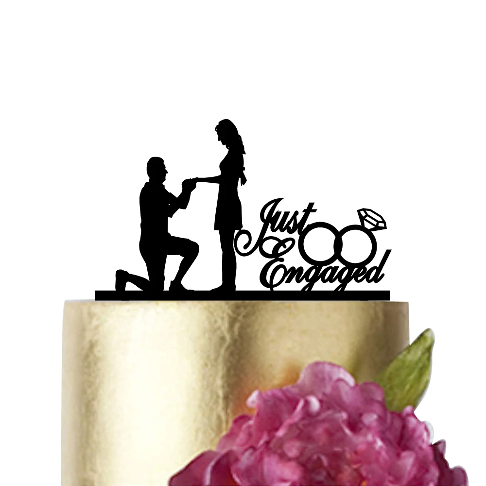 Acrylic Marry Me Wedding Couple cake topper Wedding Decoration Cake Topper for Wedding Engagement Bridal Shower Cake Topper