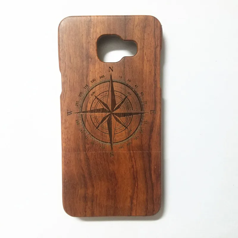 Compass Чехол для телефона из натурального дерева для samsung A3 чехол s Деревянный корпус для телефона задняя крышка для samsung A5/A3 Fundas Coque - Цвет: Compass