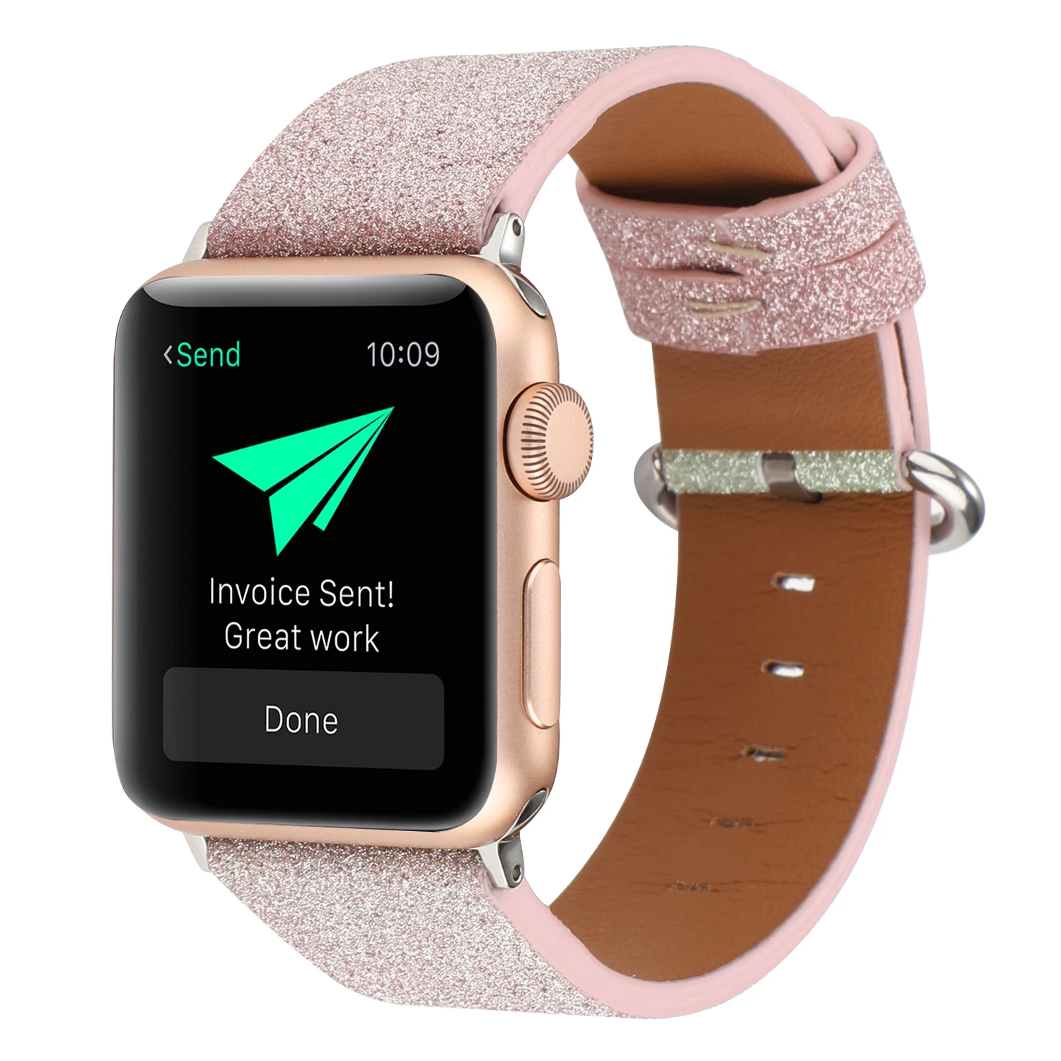 Ремешок для часов apple Watch кожаный ремешок для apple watch кожаный ремешок 44 мм 40 мм 38 мм 42 мм для iwatch 5 4 3 2 1 Аксессуары для ремешка