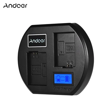 

Andoer Fast Battery Charger Dual-channel Camera Battery LCD Display USB Input for Sony NP-FW50 Battery w/ Overcharge Protection